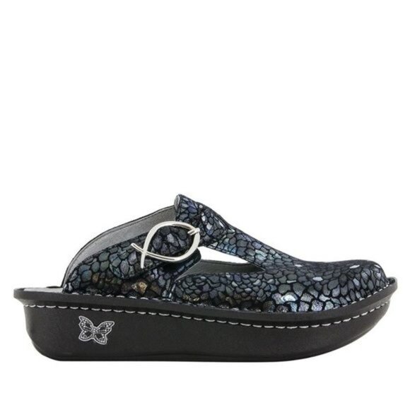Alegria Shoes - Alegria Women's Iridescent Black Clogs